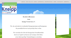 Desktop Screenshot of kneippverein-syke.de